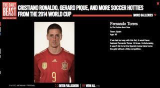 Illustration for article titled The Hottest Lists of Hot World Cup Players: A List